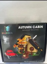 ENJBRICK Autumn Cabin Modular Building No. 1026, 696 Pieces. New In Box