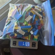 LEGO Mixed Brick Lot Bulk Assorted Pieces Bricks & Plates 1 lb 13.7 oz