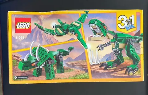 LEGO Creator 3 in 1 Mighty Dinosaurs Building Toy 31058 T-Rex NEW Sealed 