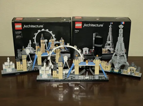 LEGO Architecture Skylines 2 x London (21034) & 1 x Paris (21044)