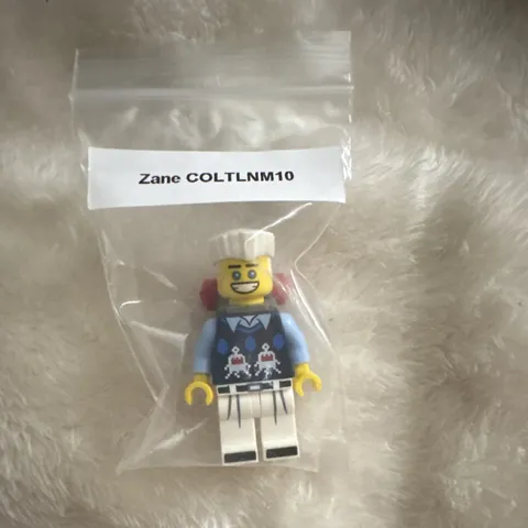 LEGO NINJAGO Zane Minifigure COLTLNM10 Plastic Figure Polybag Age 5+
