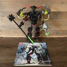 LEGO Hero Factory 6203 Black Phantom 2012 Retired Villain 99% Complete, Manual