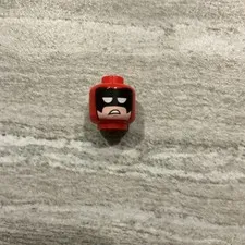 NEW LEGO®  Red Minifigure Head Balaclava Black Eye Mask Calendar Man 70903 Part