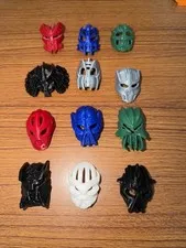 Custom 3d Printed Bionicle Toa Inika And Mahri Masks