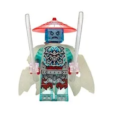 LEGO NINJAGO Blizzard Sword Master Alternative Minifigure 70678 70676 njo0525