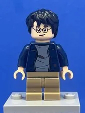 Harry Potter (Blue Jacket, Dirt Stains) LEGO Harry Potter HP364 Minifigure Used