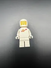 Vintage Lego Classic Space White Spaceman Astronaut Minifigure w/ Air Tanks