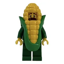 LEGO Corn Cob Guy Minifigure MINIFIGURES Theme Plastic Figure.