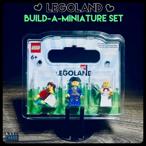 NIB Lego 853607 - Minifigure BAM Soccer I Love Legoland Wizard Pirate Baker Chef