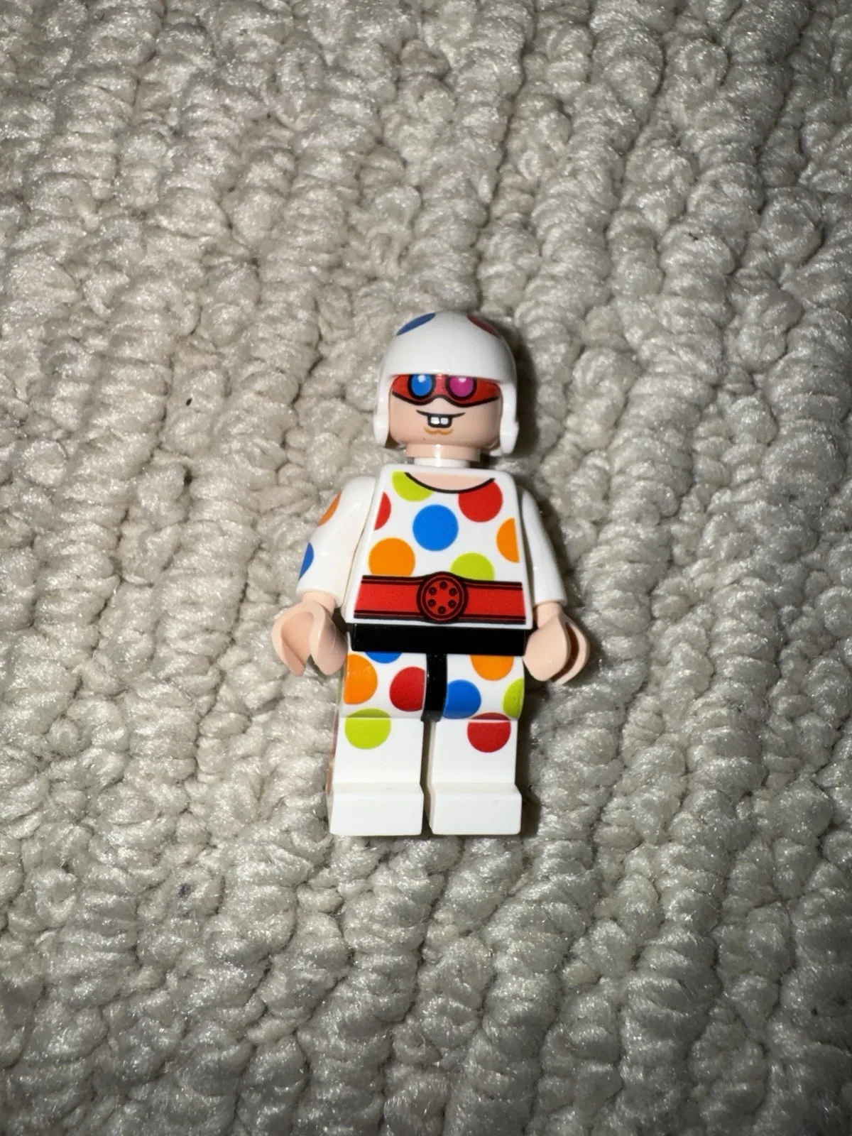 LEGO Batman Movie DC Super Heroes Polka Dot Man Minifigure Sh0397 - Excellent