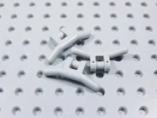 LEGO Lot of 3 Light Bluish Gray Handlebars Accessory Minifig BR