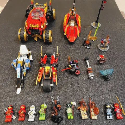 LEGO Ninjago Set 70675 Katana 4x4 70638 Katana V11 70667 Kai's Blade Cycle