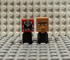Minecraft LEGO Head Tire Stem Valve Caps