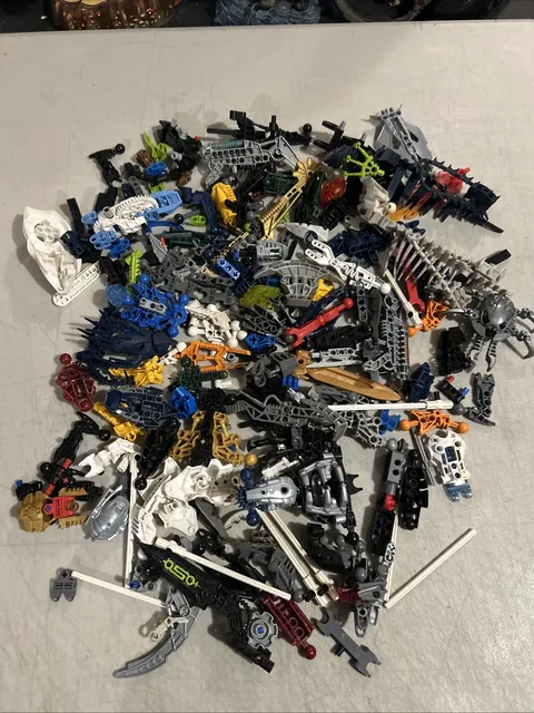LEGO Bionicle & Bulk Lot Random Parts Pieces Masks Non Lego More #23