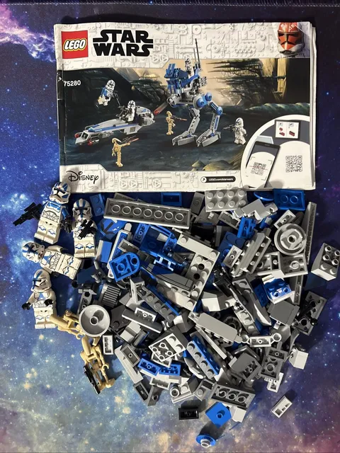 Lego Star Wars 501st Legion Clone Troopers(75280)Instruction Manual 85% Complete