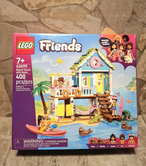 Lego Friends Beach House With Seals 42699 NEW 400 Piece Building Set Liann Leo