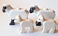 LEGO farm animals SHEEP & LAMB zoo city animal 10305 10775