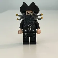 LEGO Pirates of the Caribbean Blackbeard Minifigure poc007 4195 1