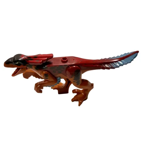 LEGO Jurassic World Atrociraptor Red Orange Dinosaur Figure 76945 76948