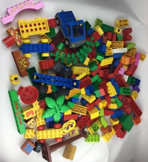 Huge MIXED LOT - OVER 5 LBS OF GENUINE LEGO DUPLO BLOCKS BRICKS Cars Trucks Tree