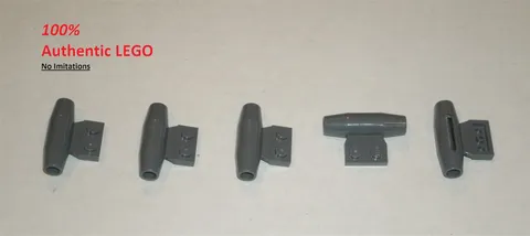 LEGO NEW 1x2 Dark Stone Grey Smooth Engine Side Plate (5x) 6107171 Brick 98302