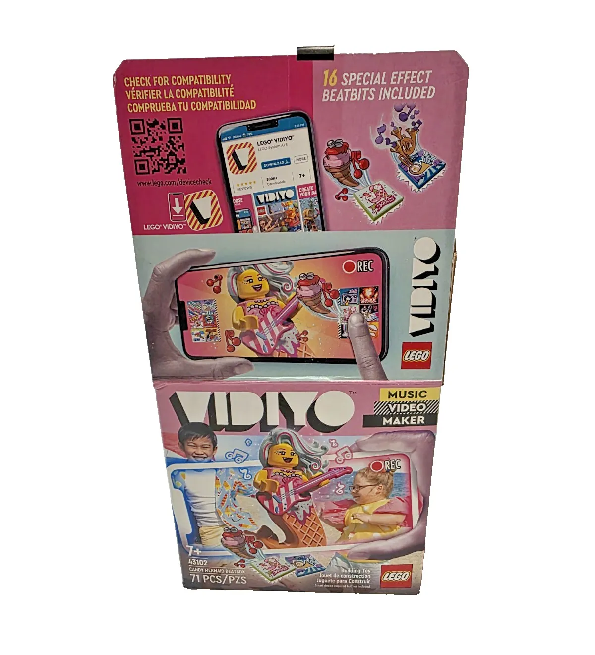 LEGO VIDIYO 43102 *BOX & INSTRUCTIONS ONLY* Candy Mermaid✨Ships Carefully & Flat
