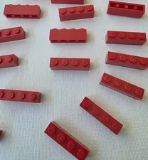 NEW LEGO 13X RED 1X4 BRICK #3010.