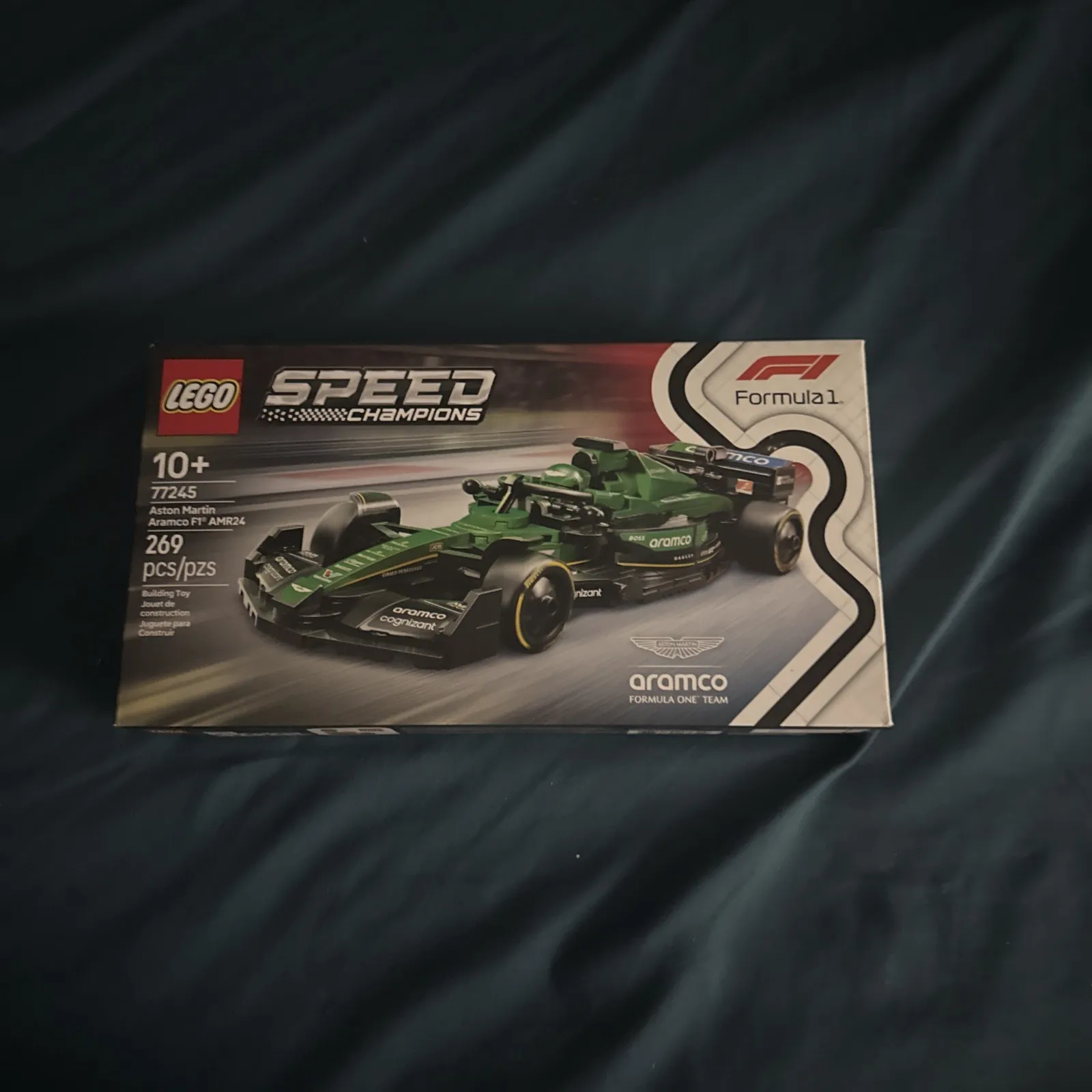 LEGO SPEED CHAMPIONS: Aston Martin Aramco F1 Amr24 Race Car (77245)