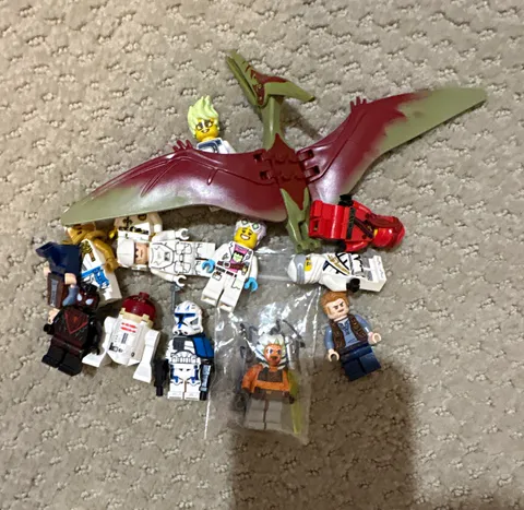 LEGO Star Wars Minifigure Lot w/ Pteranodon Large Winged Creature Figure