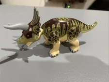 Lego Jurassic World Triceratops Dinosaur Figure Only From Set 75937 Rampage