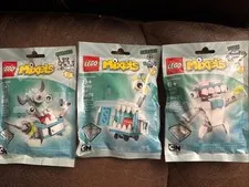 3 LEGO Mixels Series 8 41569 Surgeo 41570 Skrubz 41571 Tuth Polybags New Sealed