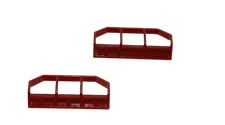 2 Lego® TRAIN Railway 9V RC Balustrade Handrail 6x1 DARK-RED