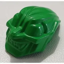 LEGO 80x Green Goblin Heads with Green Eyes inv.632