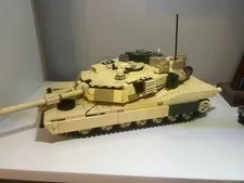 LEGO M1A2 Abrams Tank, Rebrickable MOC 1/35 Scale Perfect Condition 7,500 Pieces