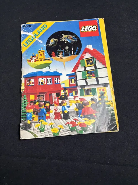 Lego Idea Book 6000 Town Knights Pirates Ideas Book Building Instructions Stickers 1980