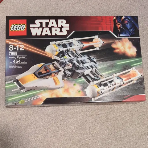 2007 LEGO Star Wars 7658 Y-Wing Fighter NEW Factory Sealed Retired BOX CREASES