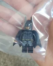 sh0535 Lego DC Super Heroes 76112 - Batman Pearl Dark Gray Armor Minifigure New