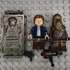 Lego Star Wars Minifigures SW1021 Han Solo SW0532 Cheebacca