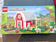 LEGO Minecraft: The Red Barn (21187) - New in Box - Sealed - Slight Wear on Box
