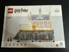LEGO 76435 Harry Potter Great Hall Instruction Manuals Only