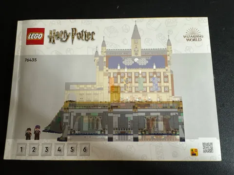 LEGO 76435 Harry Potter Great Hall Instruction Manuals Only