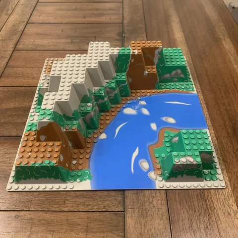 LEGO #6584: Raised Mountain/Canyon Baseplate 