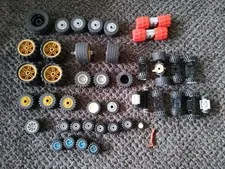 Lego Wheels Rims Tires Lot