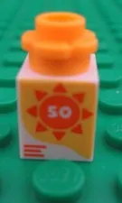 LEGO Minifigure Utensil Sun Tan Lotion Bottle~Beach~Ocean