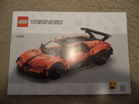 LEGO Technic Instruction Manual 42222 Bugatti Chiron Pur Sport