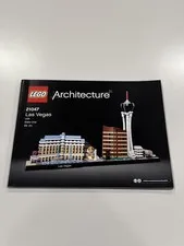 LEGO Architecture 21047 Las Vegas Instruction Manual Book Only