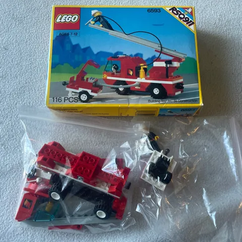 LEGO Town: Blaze Battler (6593) 1991 Complete With Box NO MANUAL