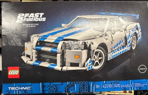 New LEGO Technic 2 Fast 2 Furious Nissan Skyline GT-R Building Set 42210