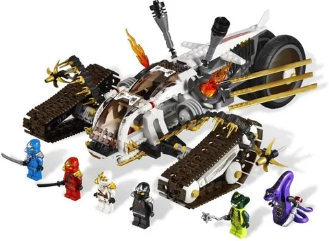 NEW Ninjago Ultra Sonic Raider 9449 Complete Custom Set 622 Pcs + Minifigures