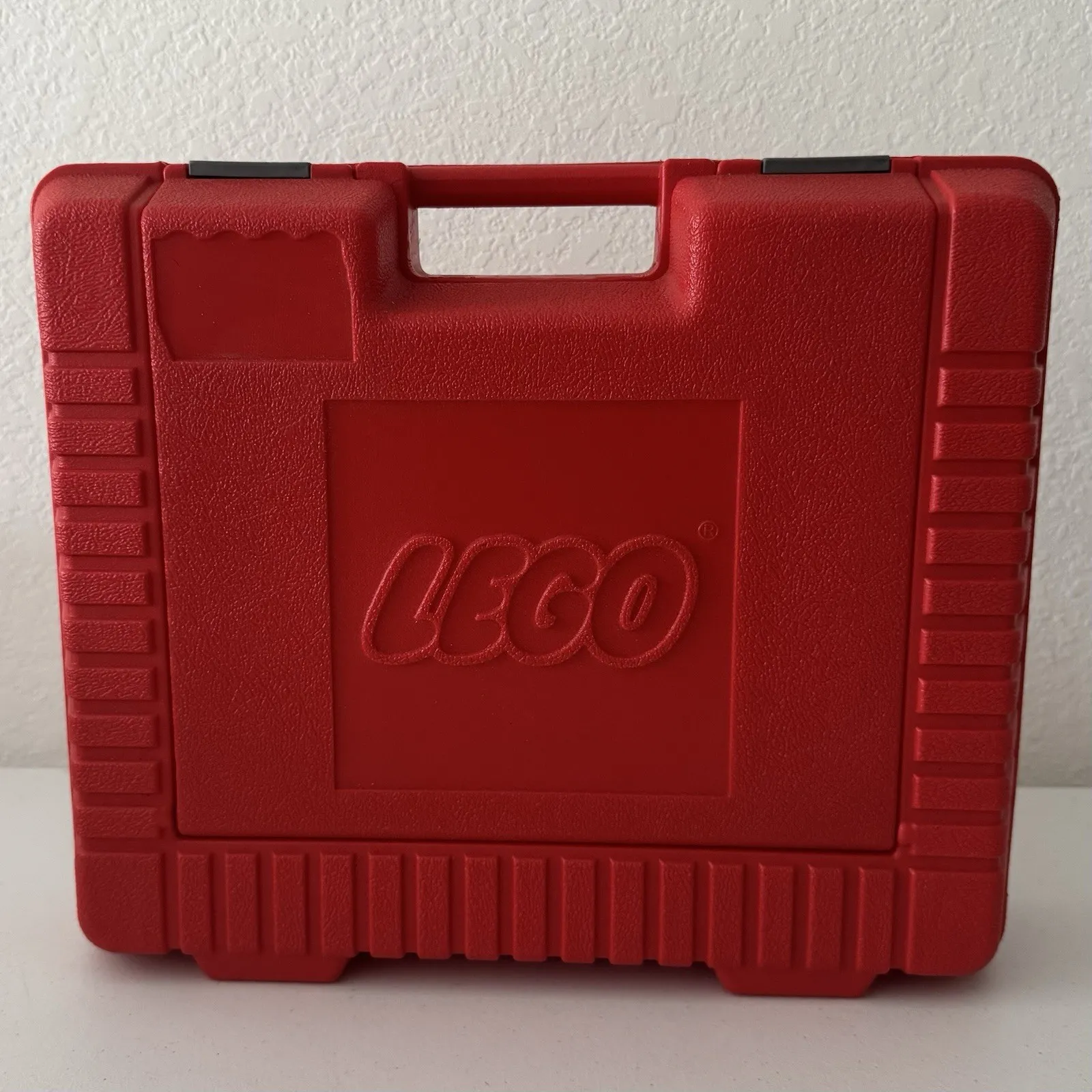Vintage 1980s LEGO Red Storage Case Carrying Box Hard Plastic USA 1985 Travel
